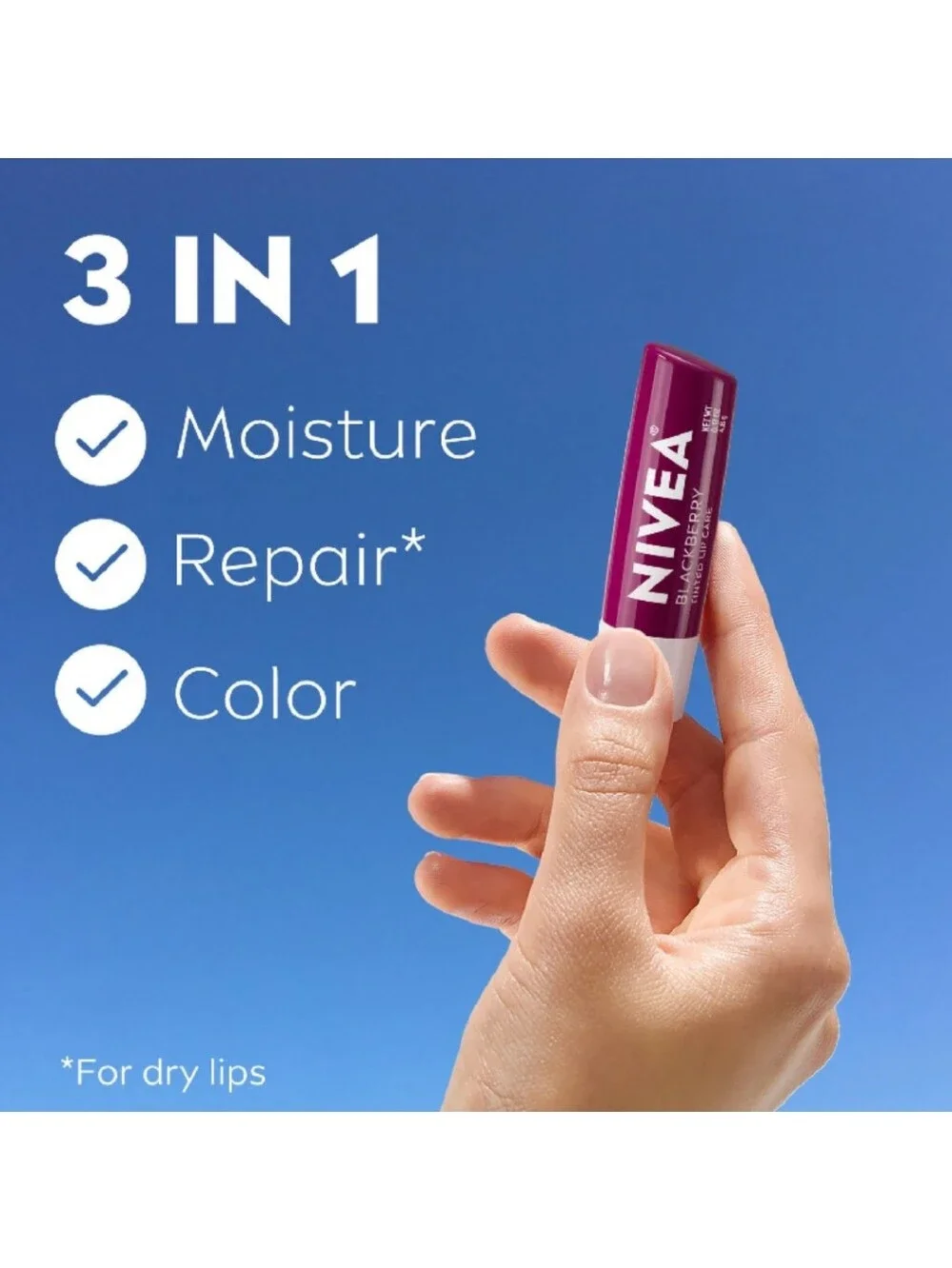 🍭7/$15 Nivea Tinted Lip Care Blackberry